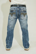 Vintage Signature Straight-Leg Jeans