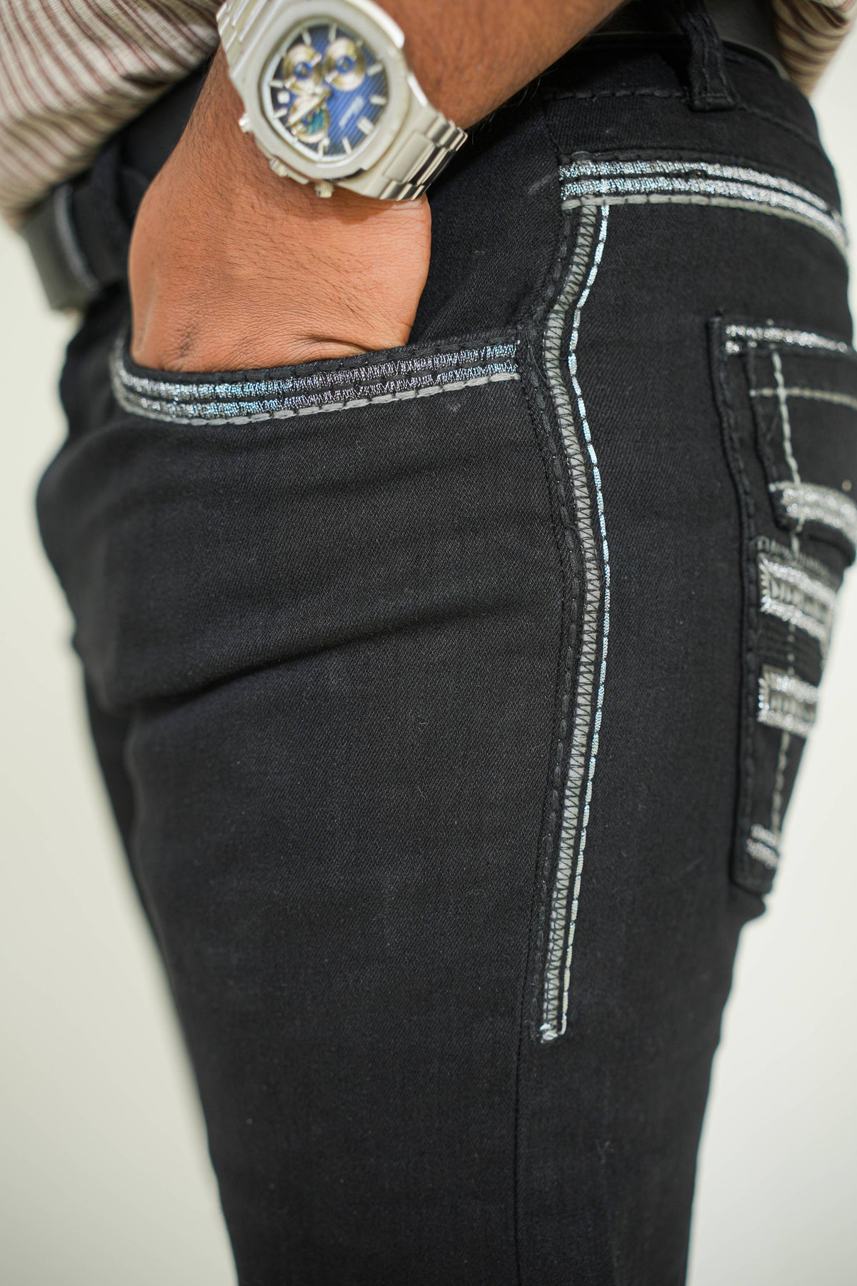 Midnight Vortex Signature Denim Jeans